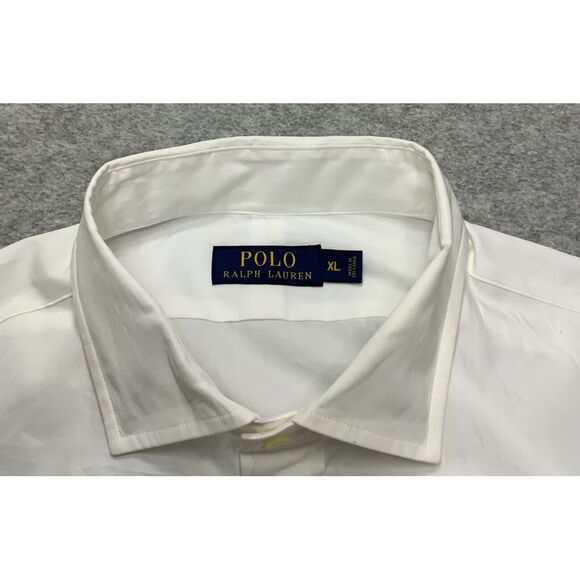 Polo Ralph Lauren Shirt Button Up Mens XL White Pony Classic Cotton New - Picture 7 of 11